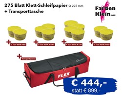 Flex Klett-Schleifpapier  Ø225mm 